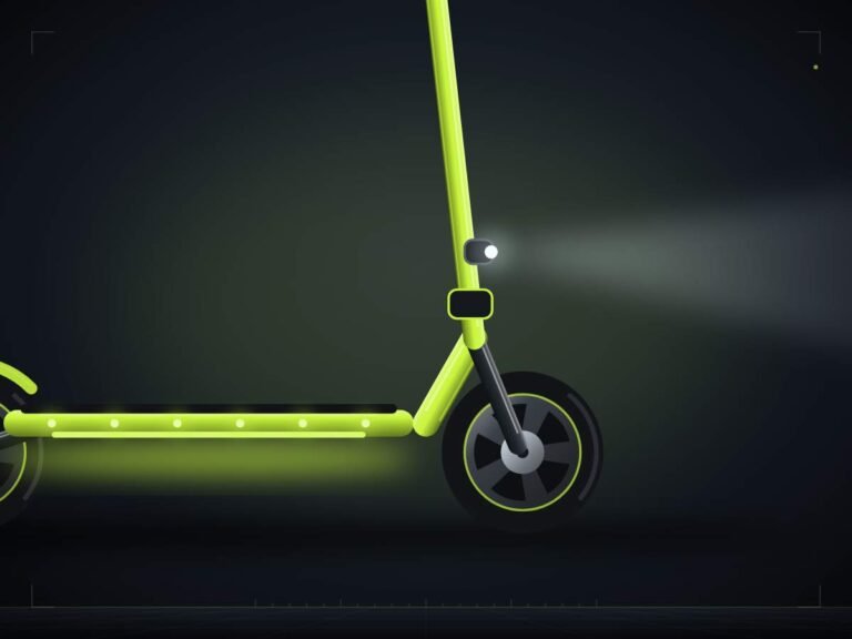 Fluxa K1 Kids E-Scooter, detail view