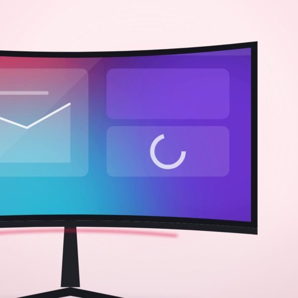 KYRO Arc 34" Curved Gaming Monitor, alternate view