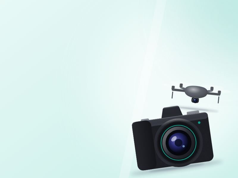Pixelon M50 camera and SkyMini drone