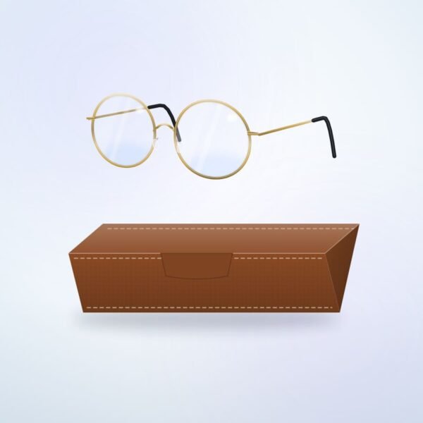 Fold Travel Case with a pair of glasses