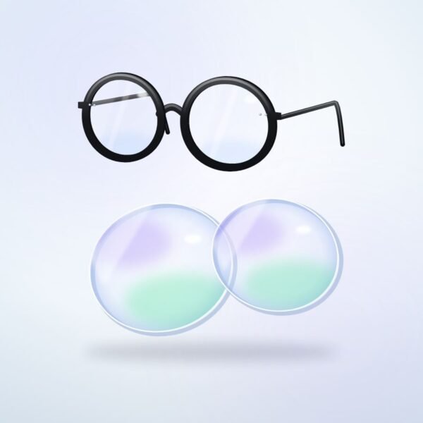 Premium Lens Upgrade with a pair of glasses