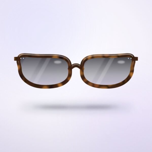 Mirage Cat-eye Sunglasses in havana tortoise, front view