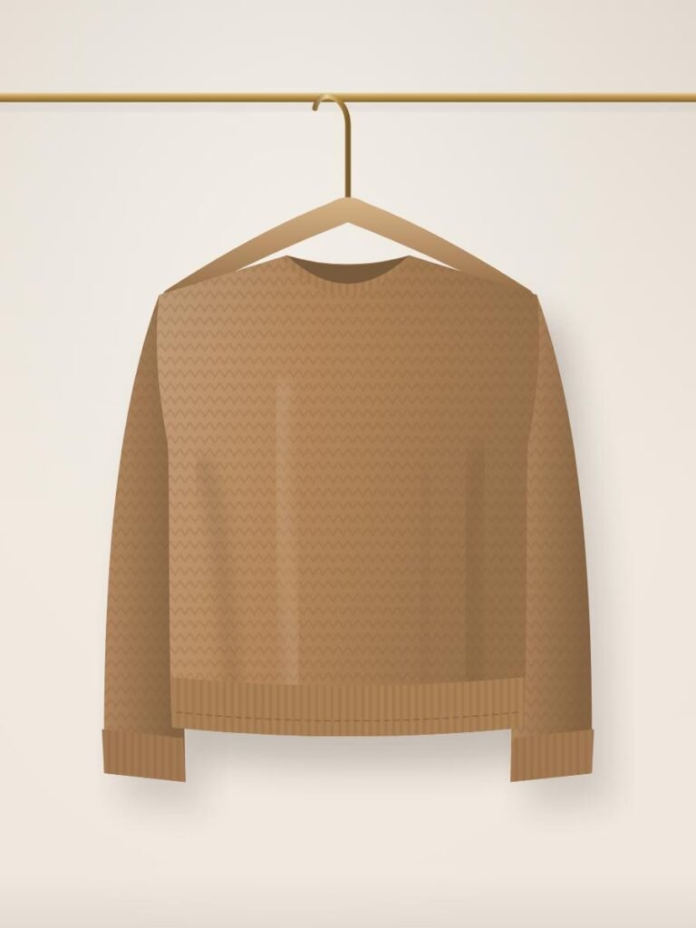 Cashmere Crew Sweater, camel
