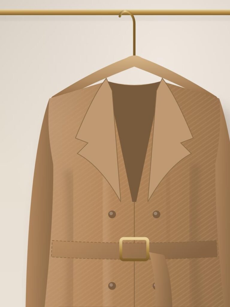 Classic Cotton Trench — detail