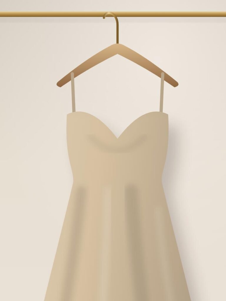 Linen Slip Midi Dress — detail