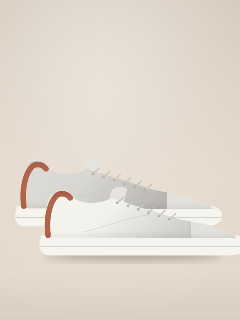 Minimal Leather Sneakers, white