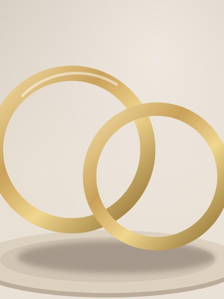 Sculpted Gold Hoops — detail