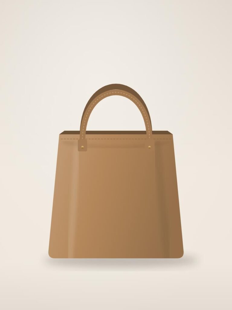 Soft Leather Tote, camel