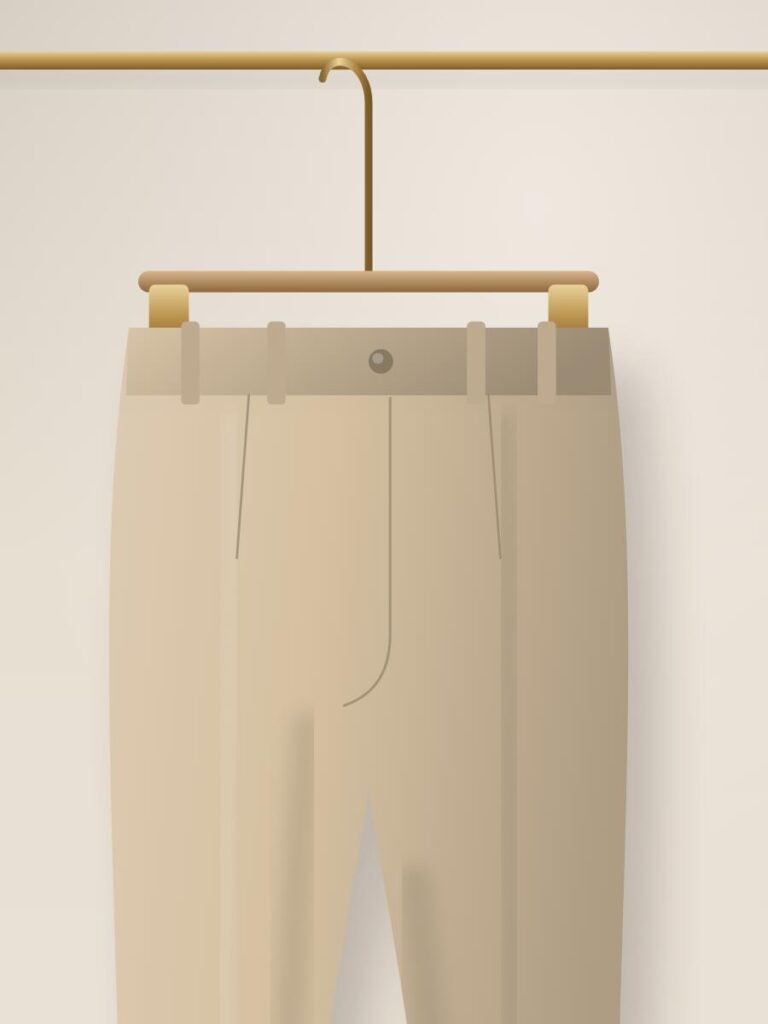 Tapered Cotton Chinos — detail