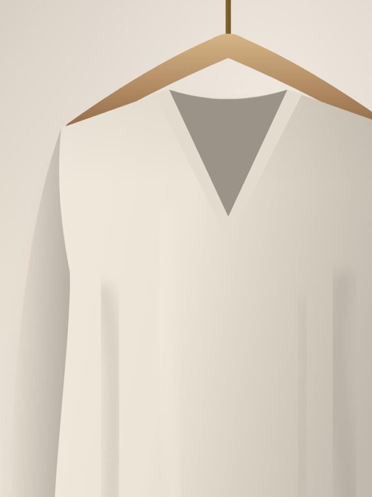 Washed Silk Blouse — detail