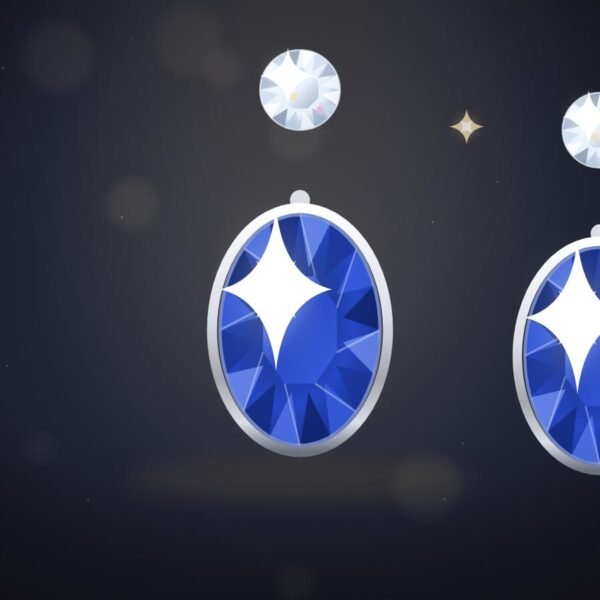 Constellation Drop Earrings, close-up detail