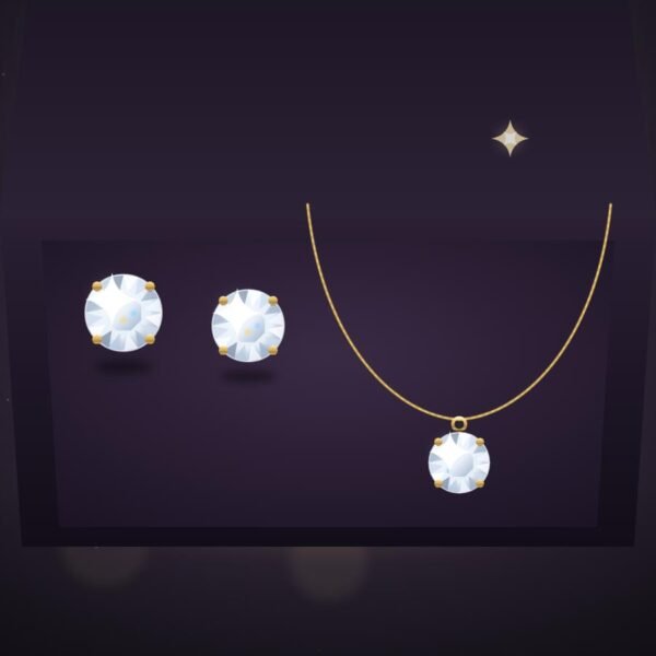 Petite Diamond Gift Set, close-up detail