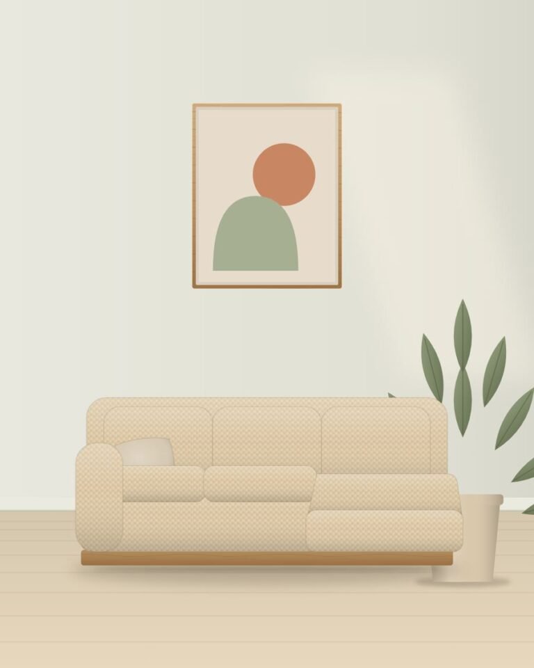 Ode Modular Corner Sofa styled in a room