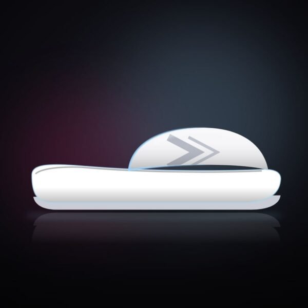 Cloud Slide, Ghost, side profile