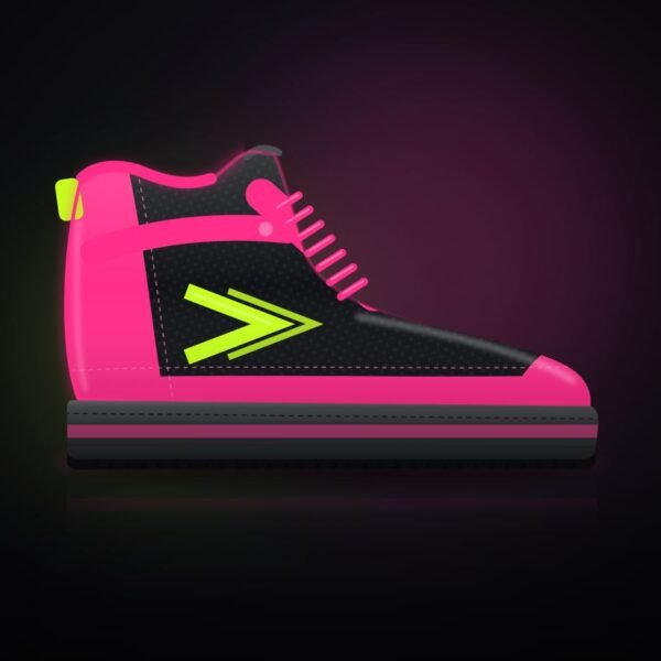 Orbit High “Neon Noir”, Neon Noir, side profile